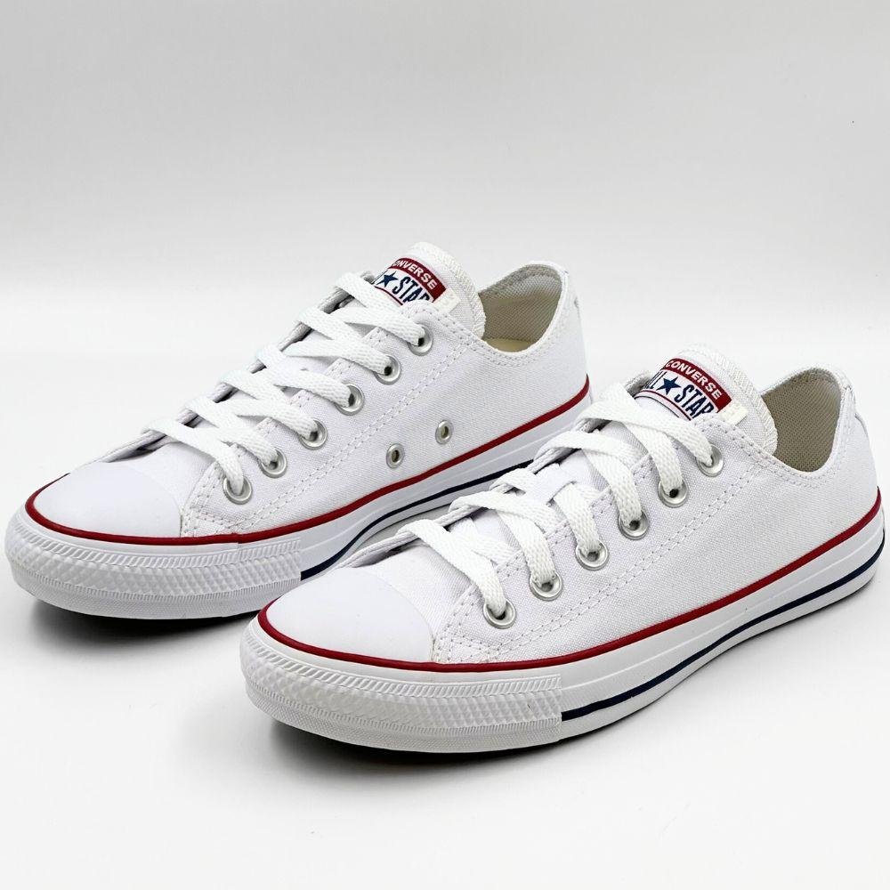 Tênis Converse All Star Casual Chuck Taylor Feminino Branco/Marinho 2