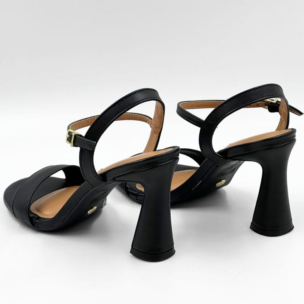 Sandália Vizzano Casual Salto Alto Taça Feminina Preto 3