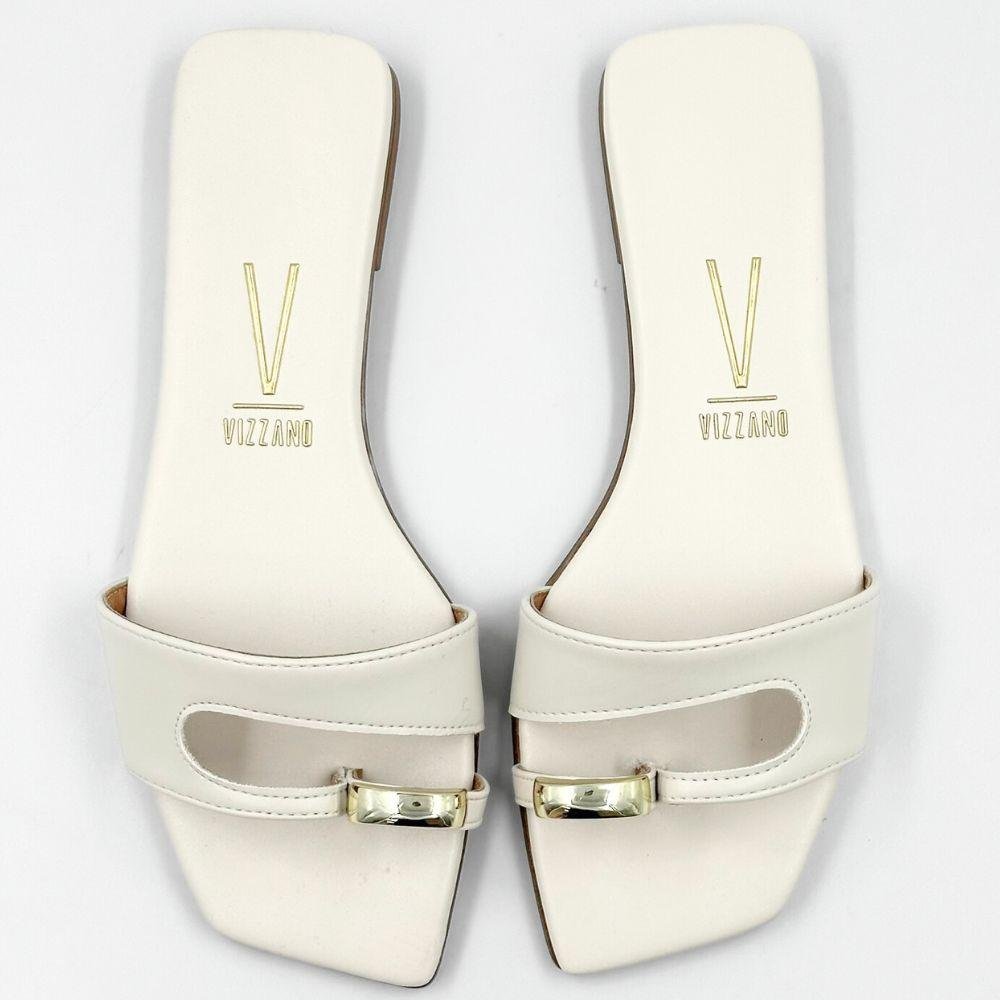 Tamanco Vizzano Rasteira Feminino Off White 4