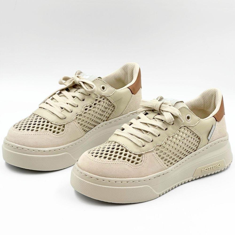 Tênis Bottero Casual Flatform com Cadarço Feminino Verde 2