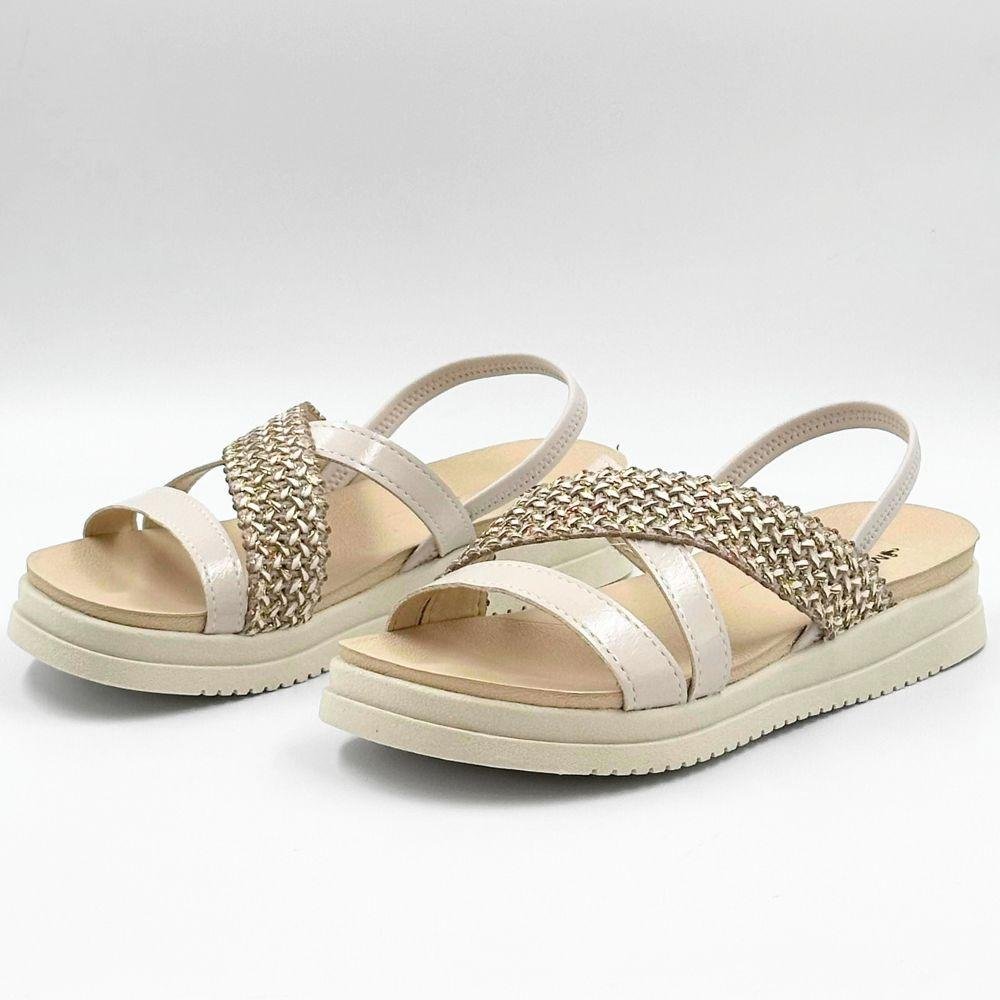 Sandália Mississipi Casual Flatform Feminina Branco 2