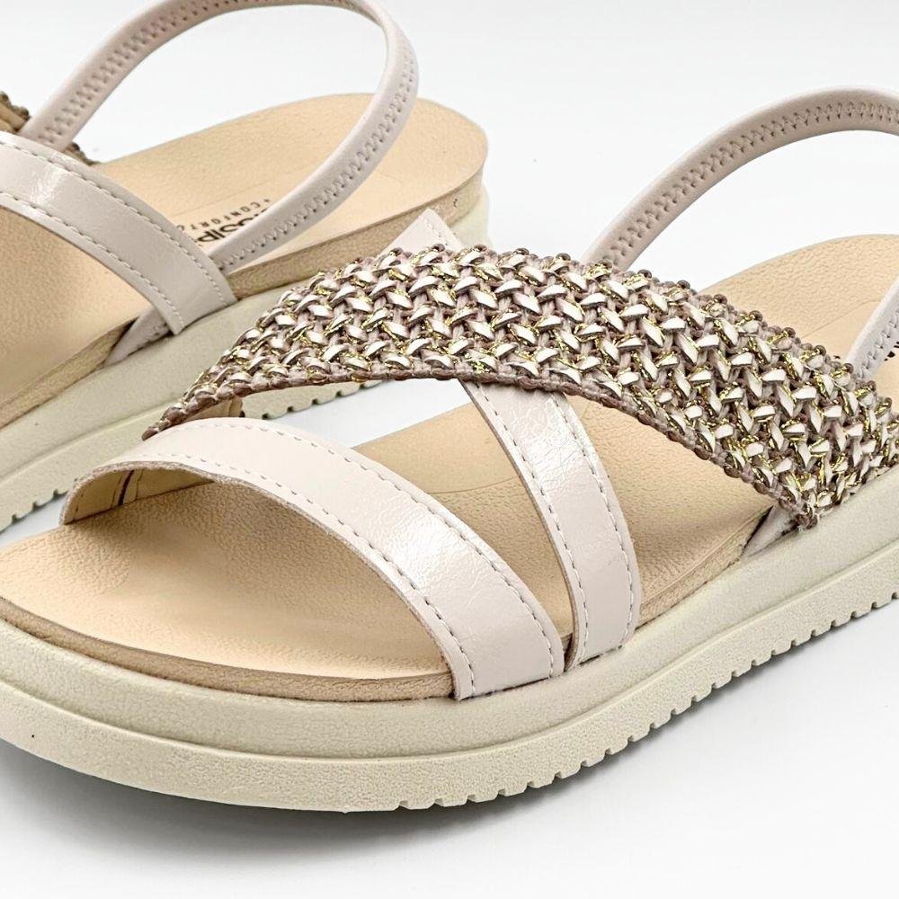 Sandália Mississipi Casual Flatform Feminina Branco 3