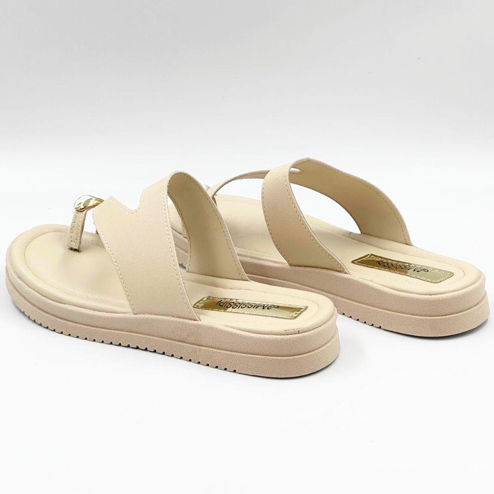 Tamanco Mississipi Flatform Slide Feminino Branco 4