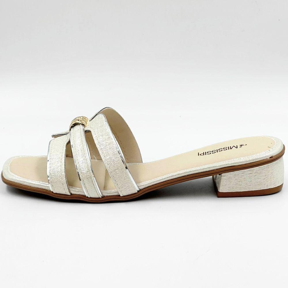 Tamanco Mississipi Slide Salto Baixo Feminino