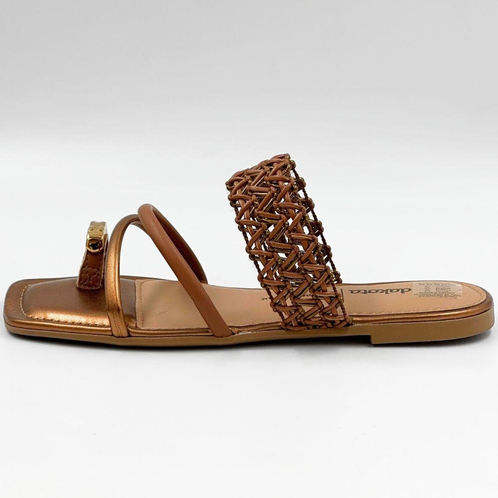 Tamanco Dakota Slide Rasteira Feminino Mascavo 1