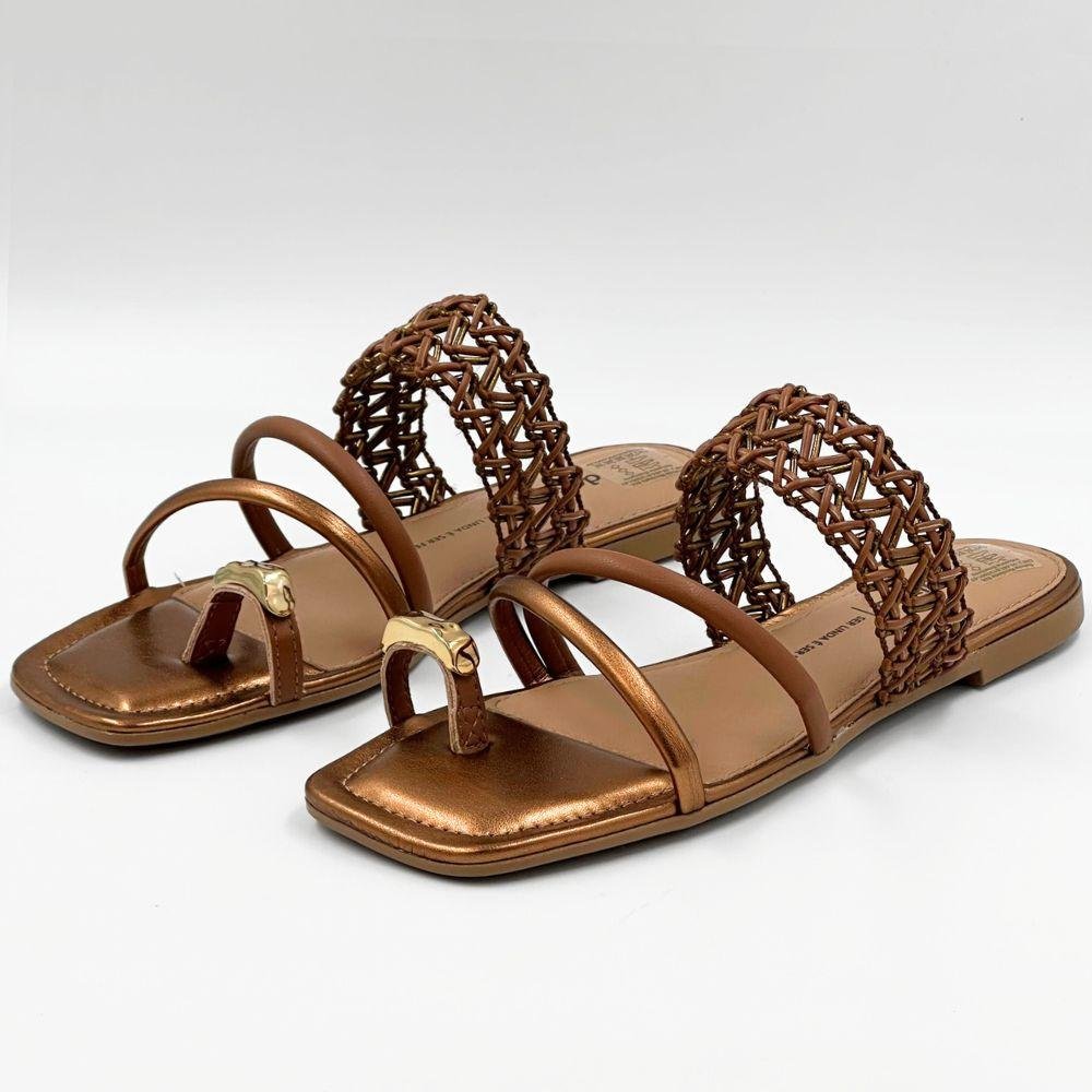 Tamanco Dakota Slide Rasteira Feminino Mascavo 2