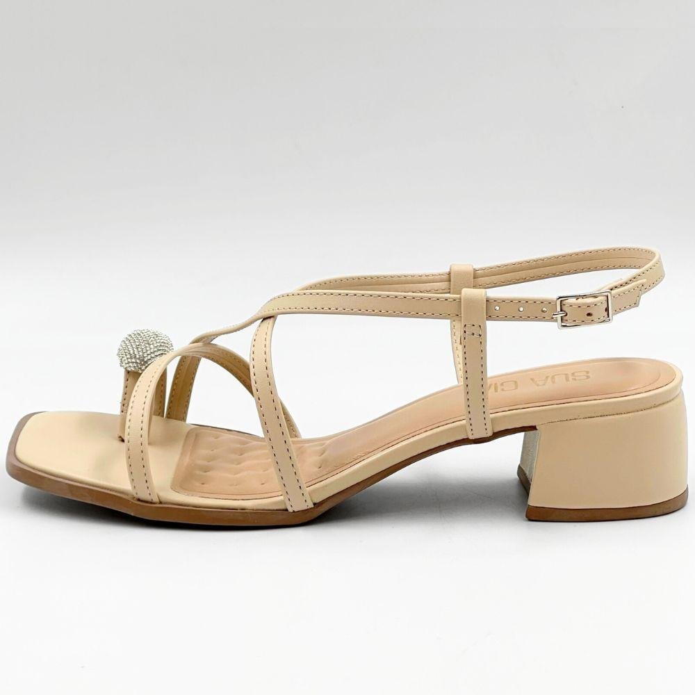 Sandália Sua Cia Casual Salto Bloco Feminina