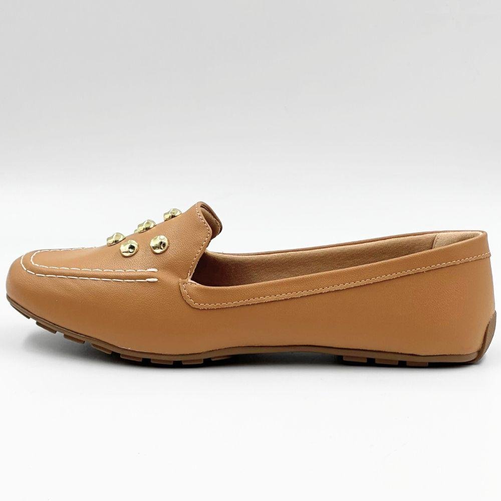 Sapato Sua Cia Mocassim com Aplicações Feminino