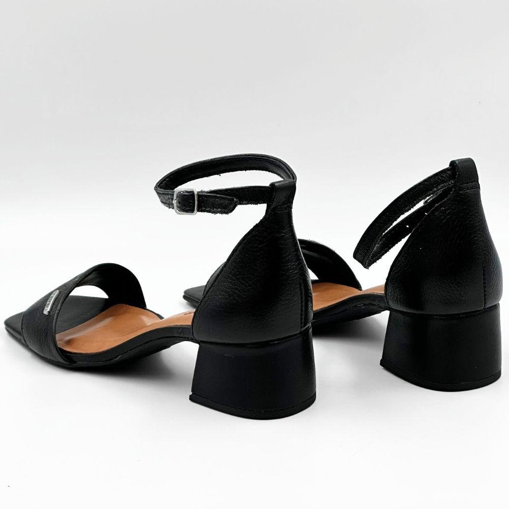 Sandália Bottero Casual Salto Bloco Feminina Preto 3