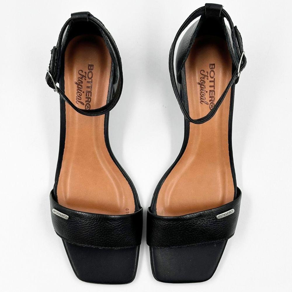 Sandália Bottero Casual Salto Bloco Feminina Preto 4