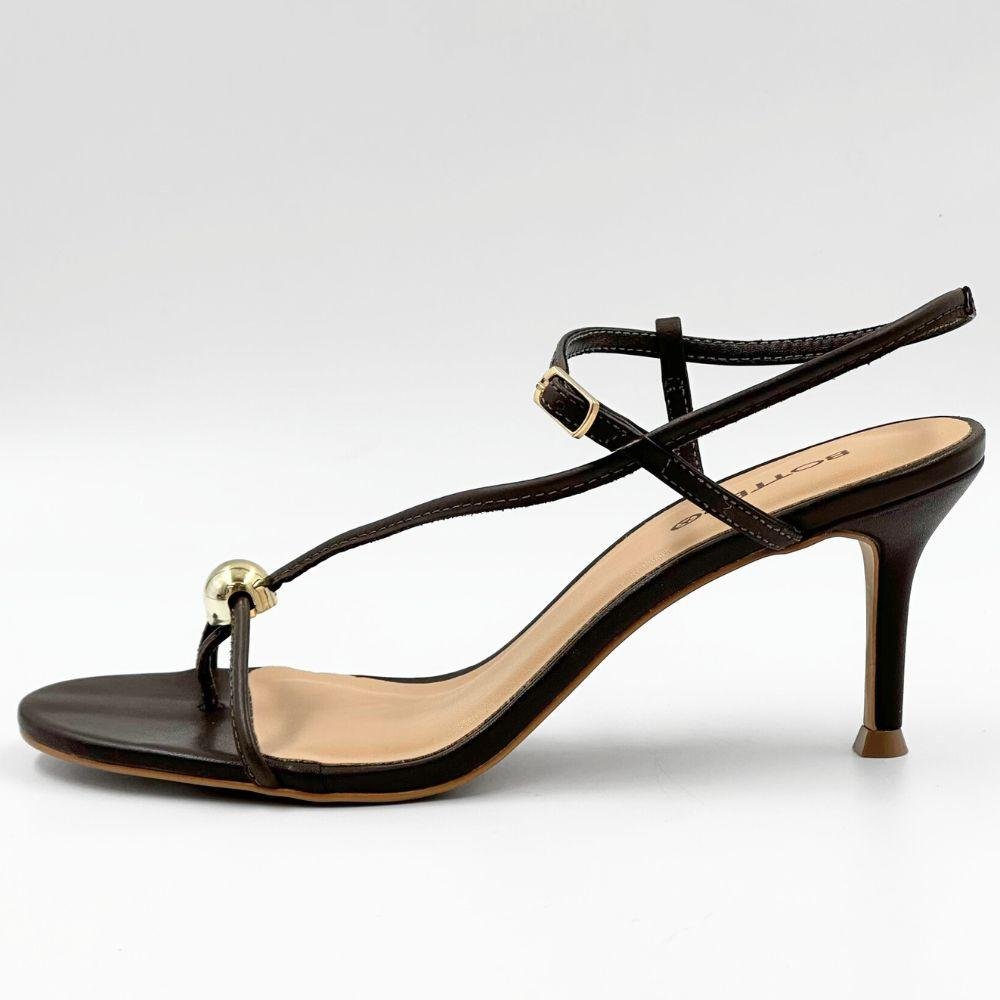 Sandália Bottero Casual Salto Fino Feminina