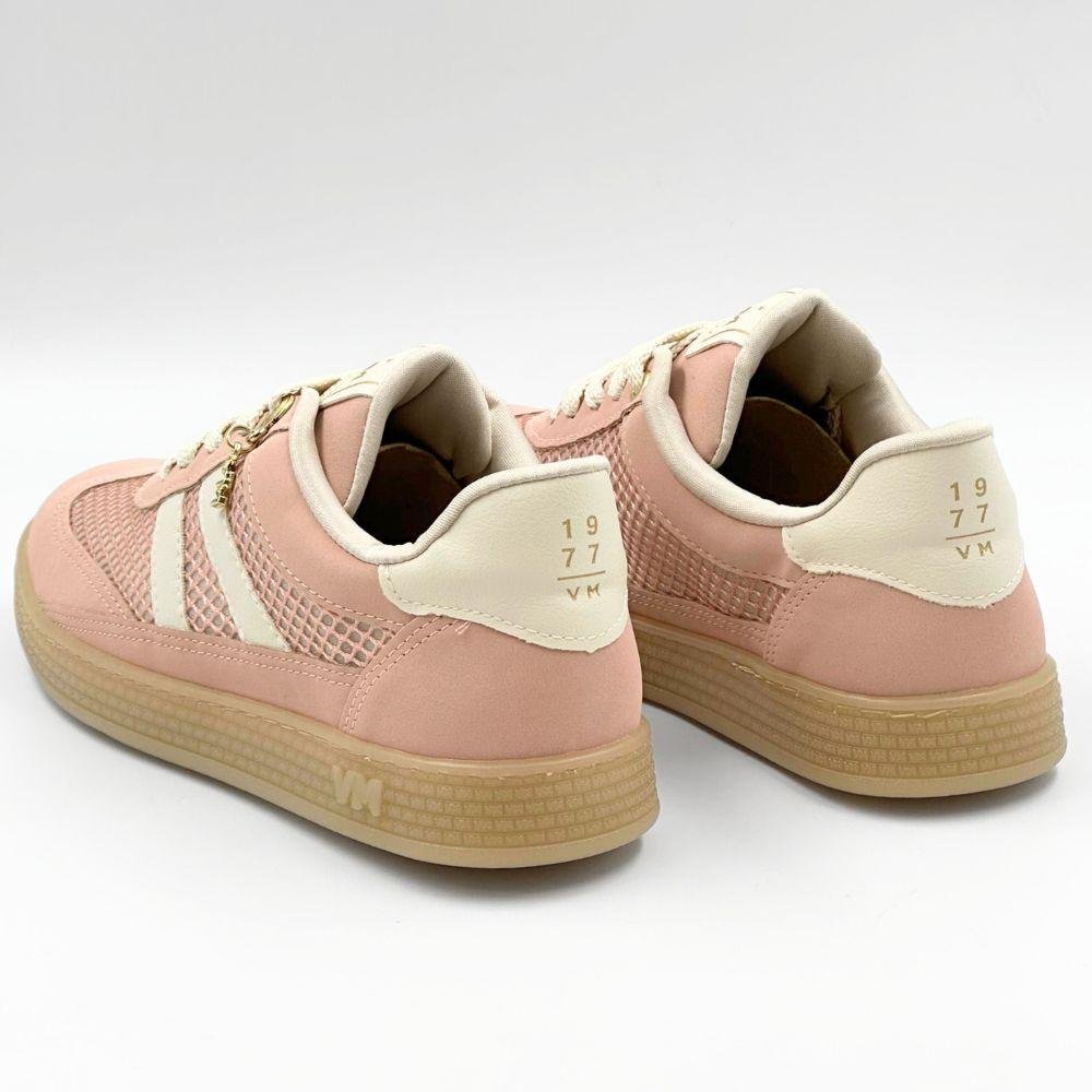 Tênis Via Marte Casual com Cadarço em Nobuck Feminino Rosa 3