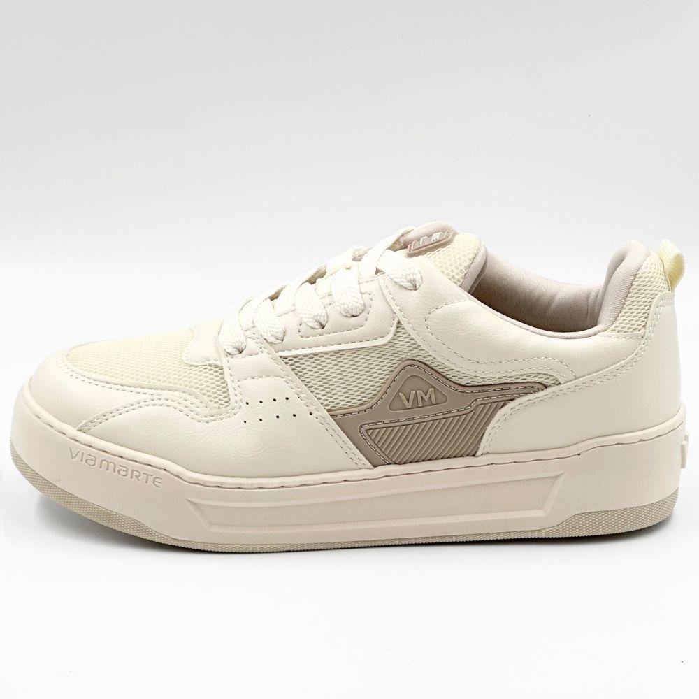 Tênis Via Marte Casual Flatform com Cadarço Feminino