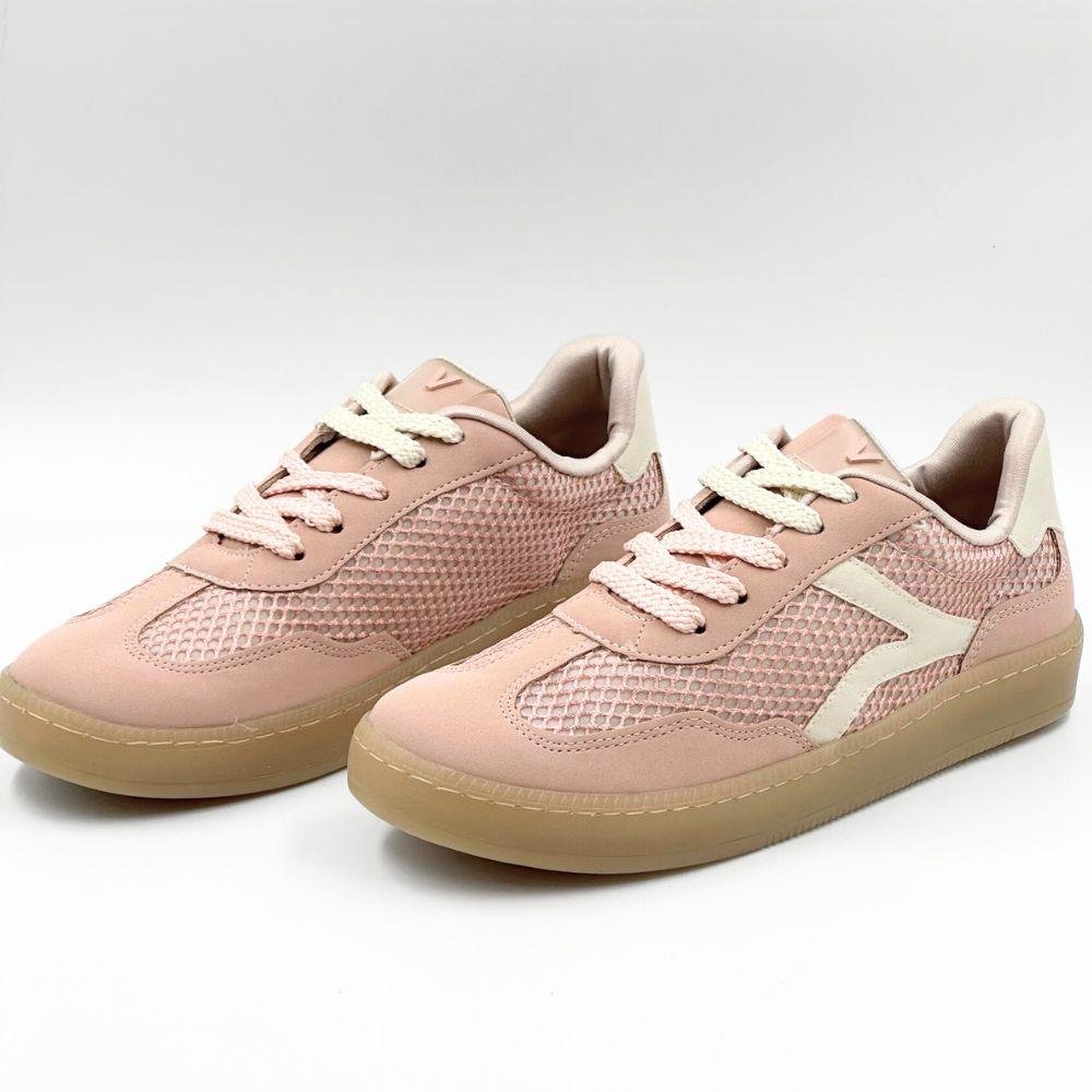 Tênis Via Marte Casual Nobuck com 2 Cadarços Feminino Rosa 2