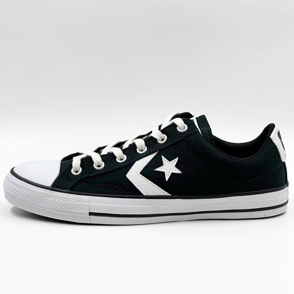 Tênis Converse All Star Player com Cadarço Unissex Preto/Branco 2