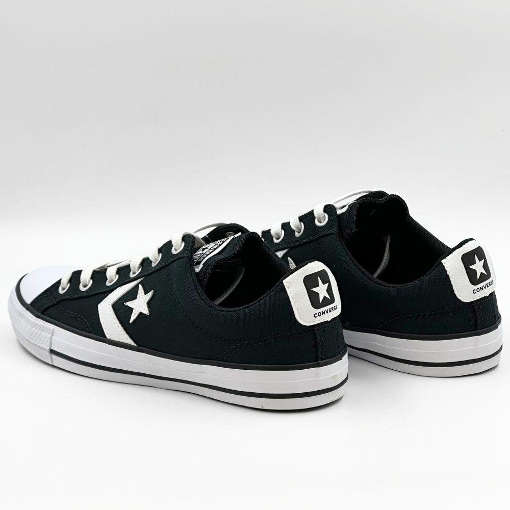 Tênis Converse All Star Player com Cadarço Unissex Preto/Branco 3