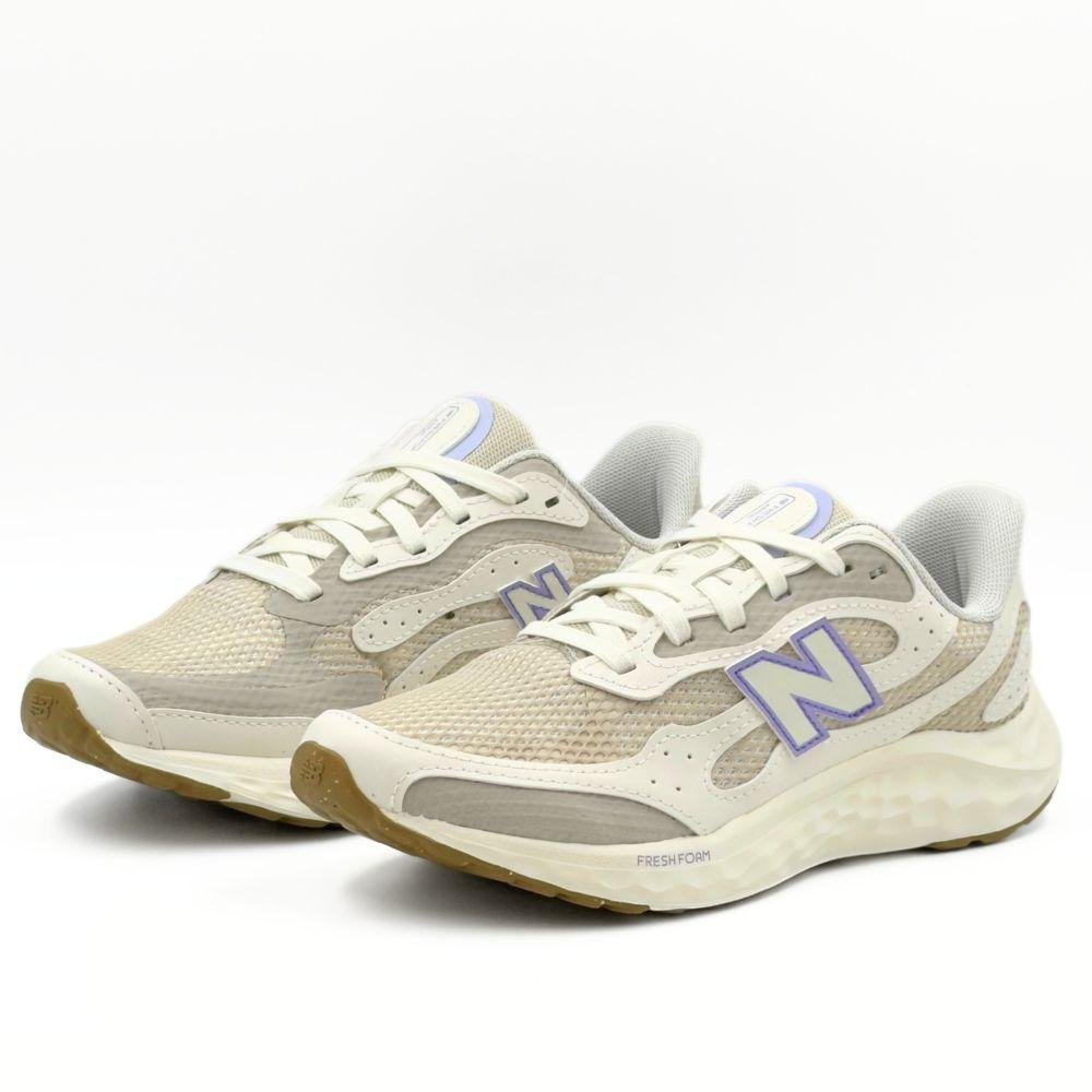 Tênis New Balance Esportivo Fresh Foam Warishiv4 Feminino Bege 2