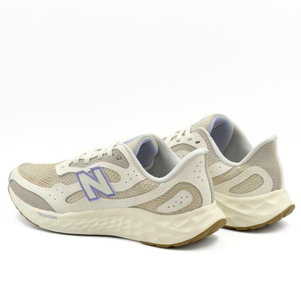 Tênis New Balance Esportivo Fresh Foam Warishiv4 Feminino Bege 3
