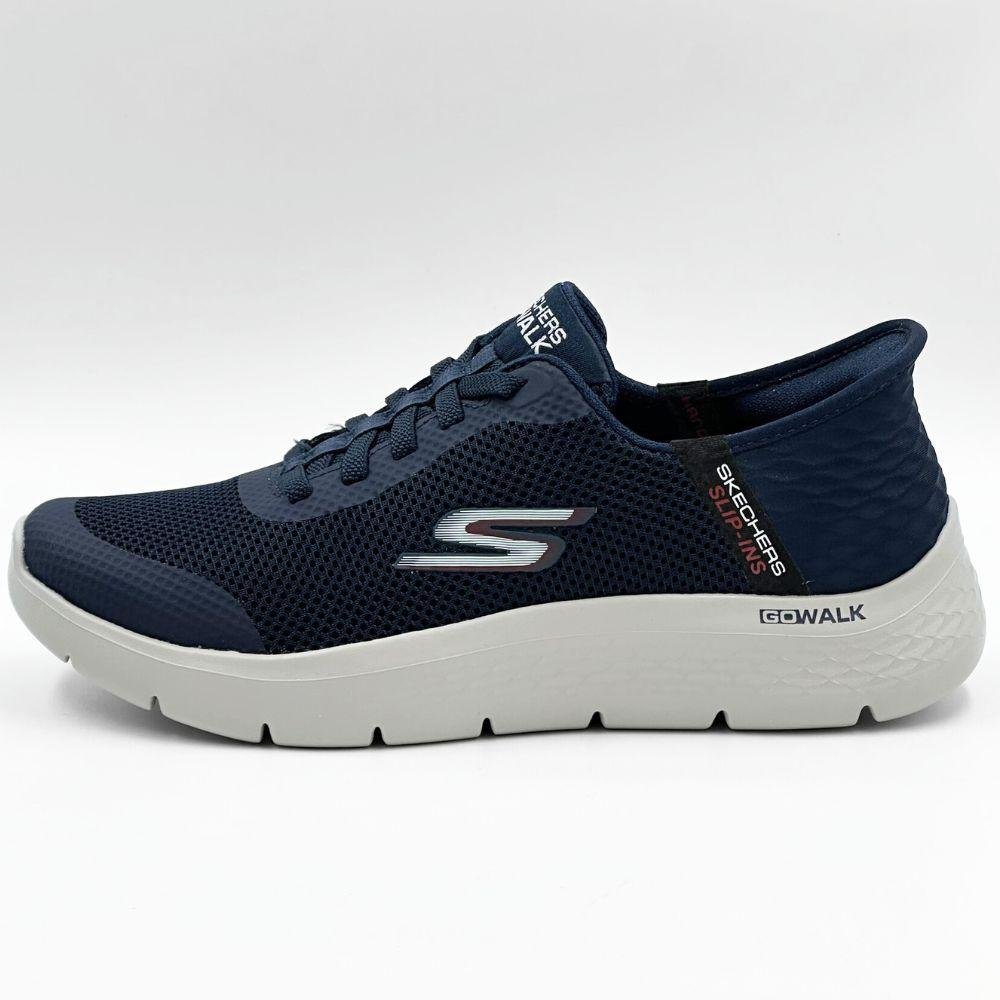Tênis Skechers Esportivo Go Walk Flex-Hands Up Masculino Azul/Marinho 1