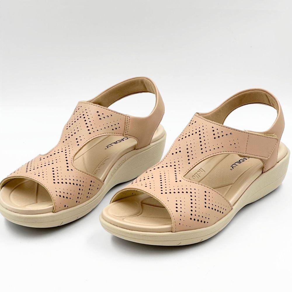 Sandália Piccadilly Casual Papete Feminina Rosé 2