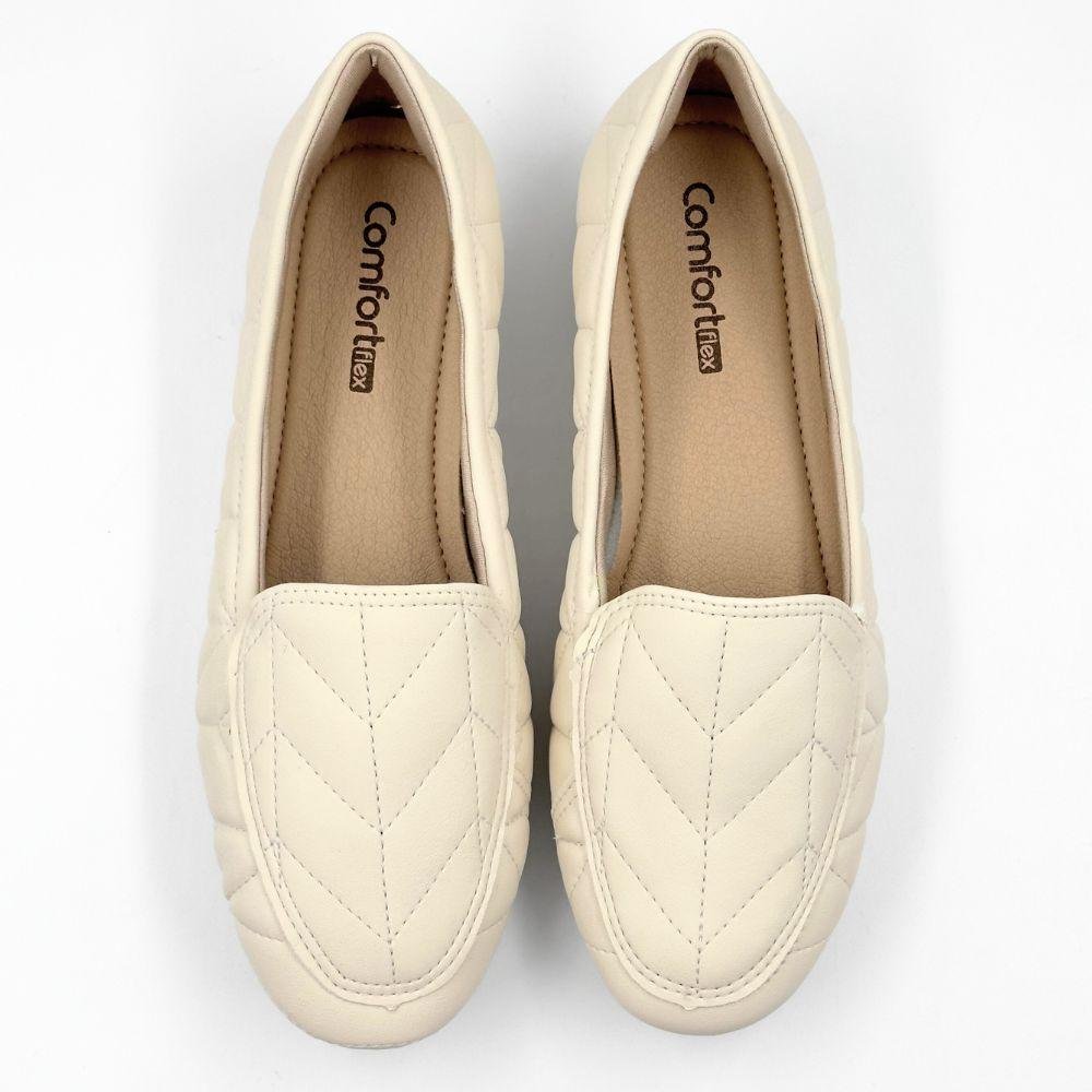 Sapato Comfortflex Mocassim Feminino Marrom 4
