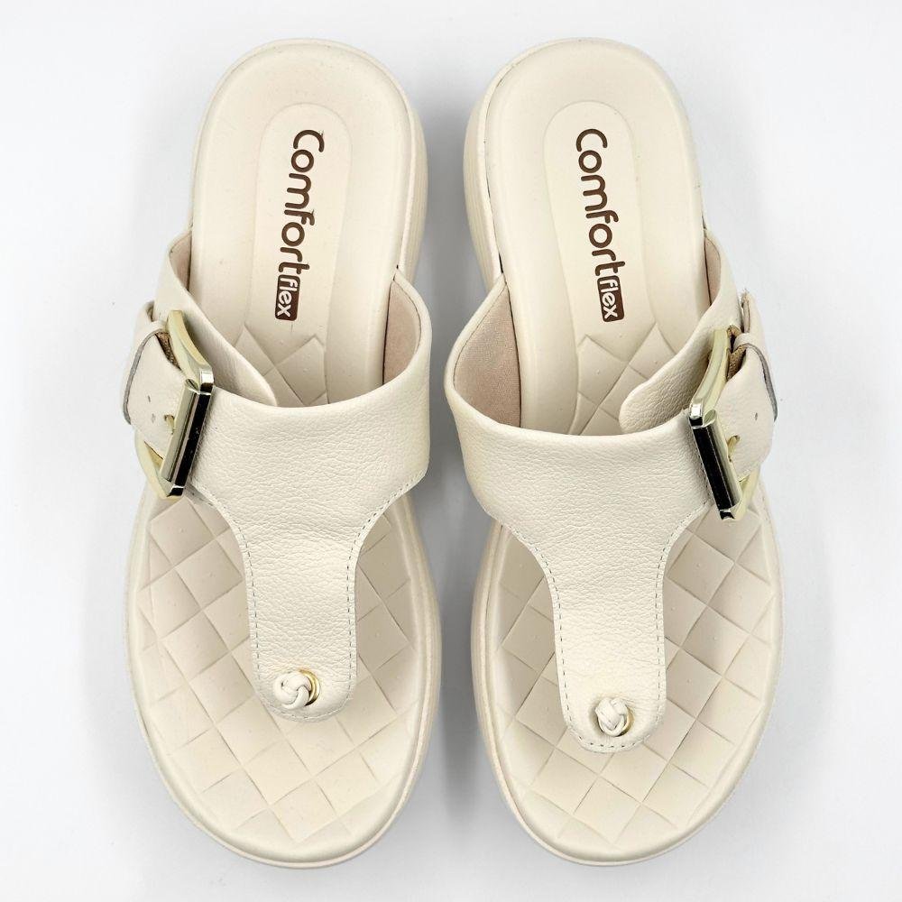 Tamanco Comfortflex Casual Flatform Feminino Marrom 4