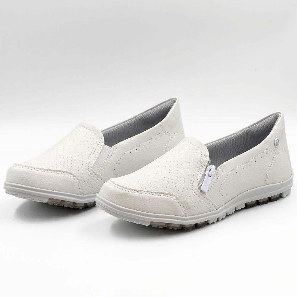 Tênis Kolosh Slip Casual Feminino Branco 2