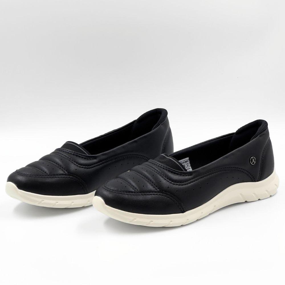 Tênis Kolosh Slip Casual Feminino Preto 2
