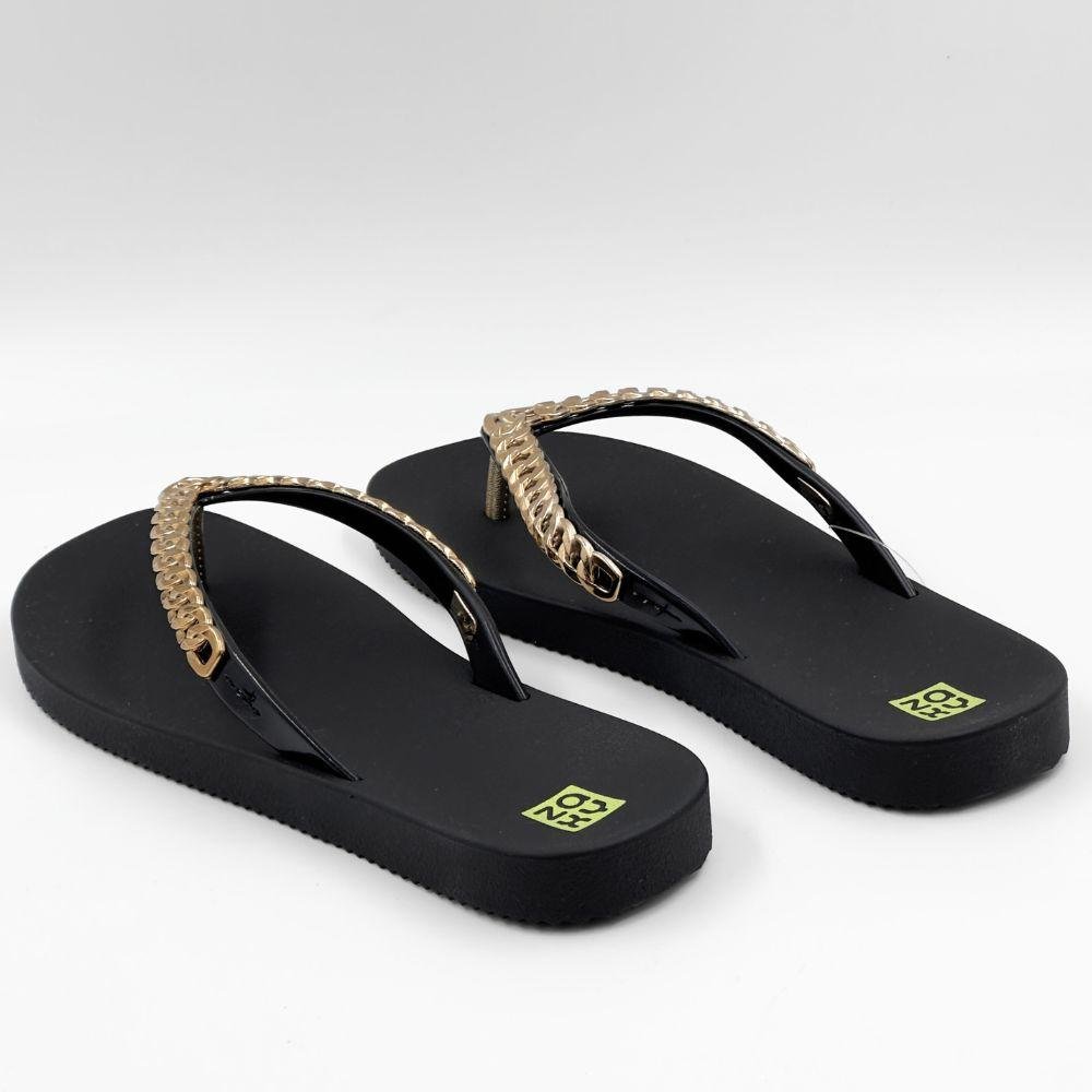 Chinelo Zaxy Hype Tira Média Feminino Preto 3