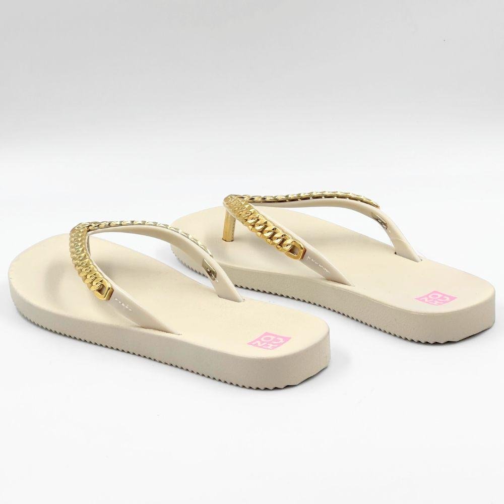 Chinelo Zaxy Hype Tira Média Feminino Off White 3