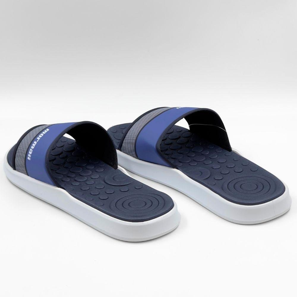 Chinelo Mormaii Slide Quiver Pro Gaspea Masculino Branco/Azul 3
