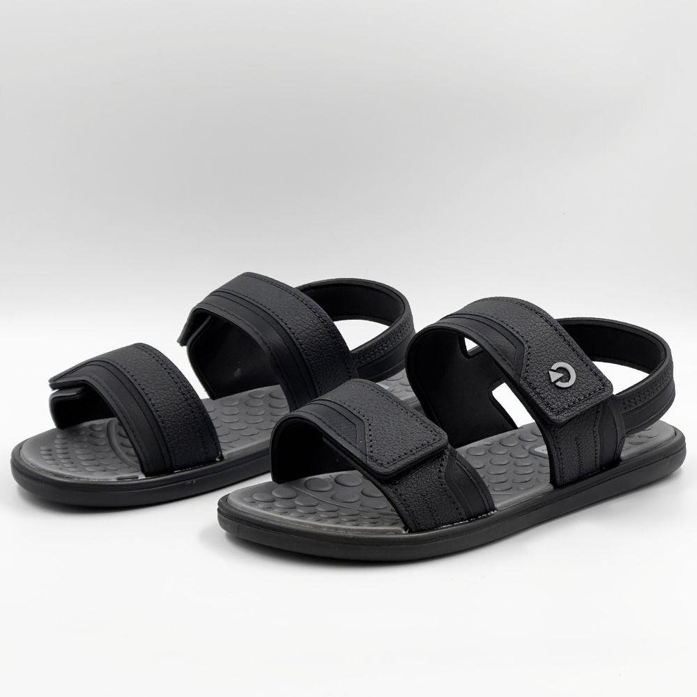 Sandália Cartago Veneto II Masculina Preto/Cinza 2