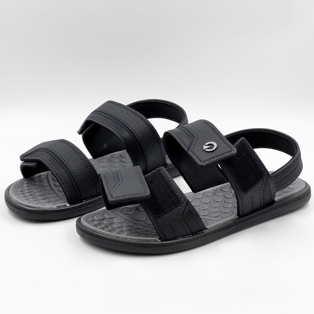Sandália Cartago Veneto II Masculina Preto/Cinza 3