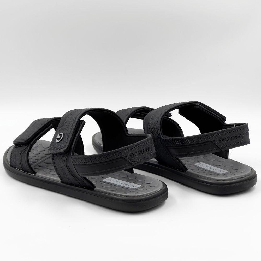 Sandália Cartago Veneto II Masculina Preto/Cinza 4