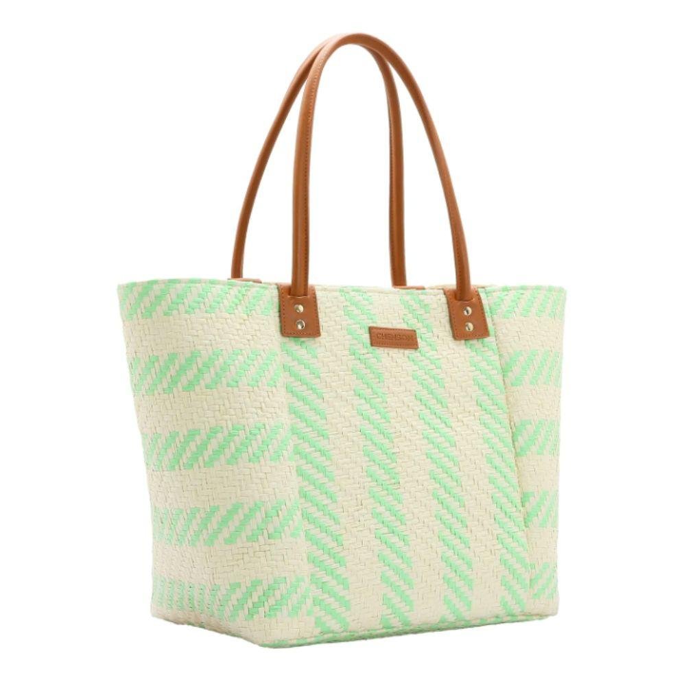 Bolsa de Praia Chenson Sacola Palha Grande Feminina