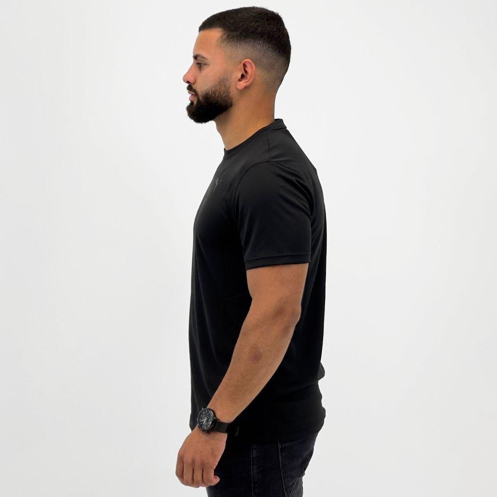 Camiseta Puma Dry Manga Curta Graphics Running Fast Masculina Preto 2