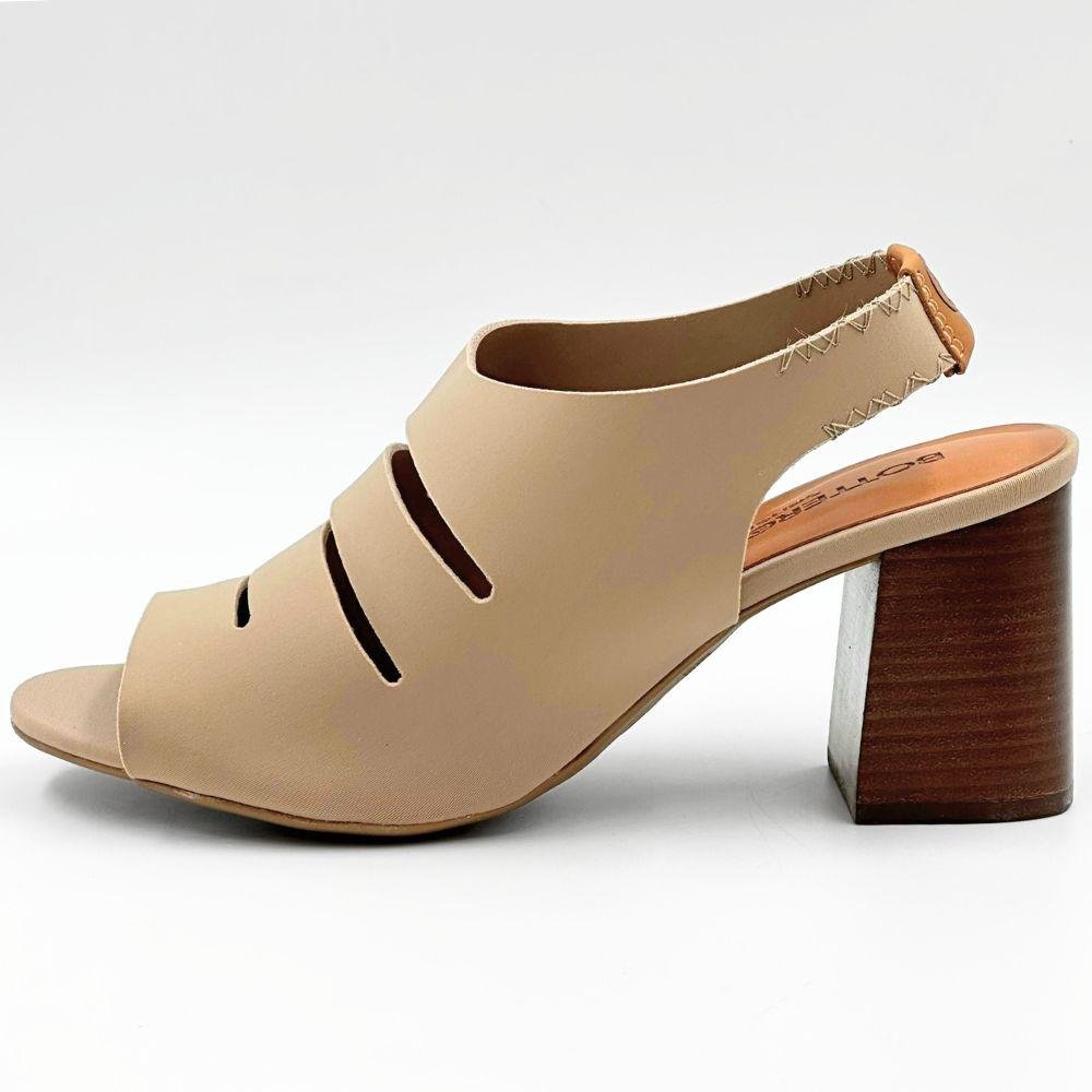 Sandália Bottero Casual em Malha Elástica Salto Alto Feminina