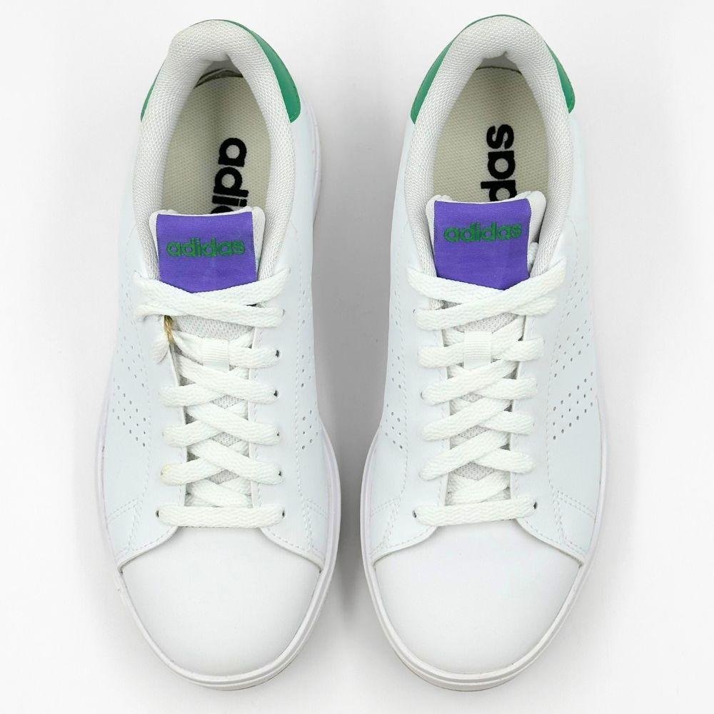 Tênis Adidas Casual Advantage Base 2.0 Feminino Branco 4