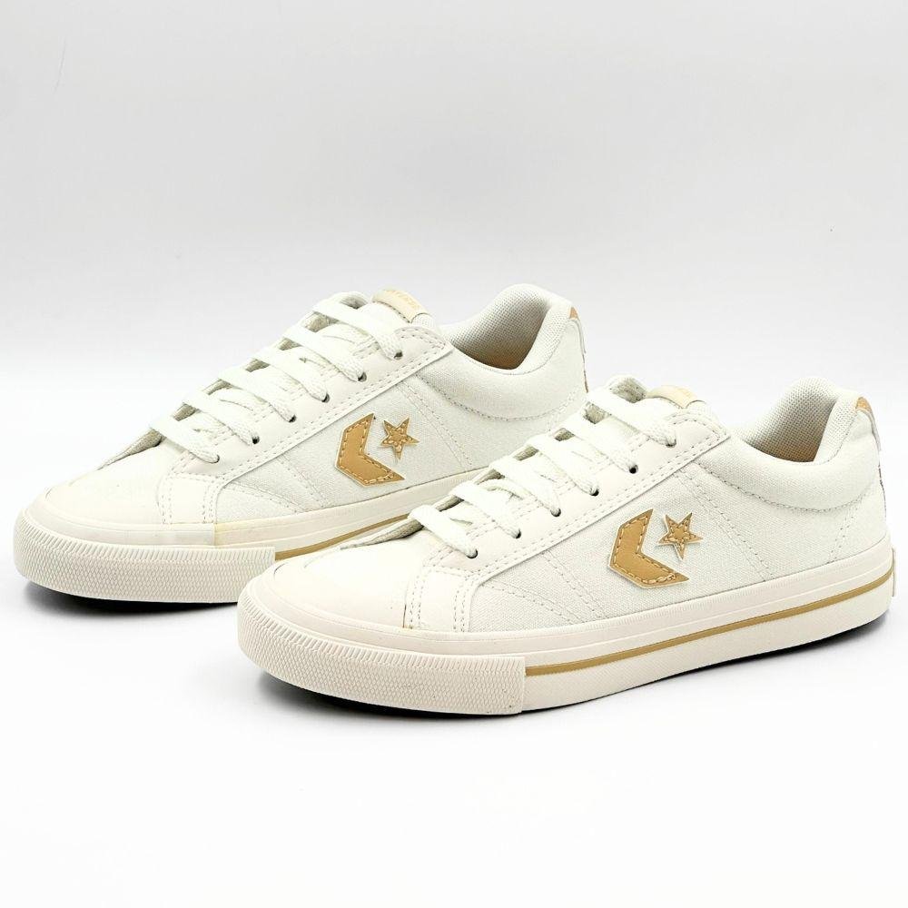 Tênis Converse Casual Sport Com Cadarço Feminino Branco 2