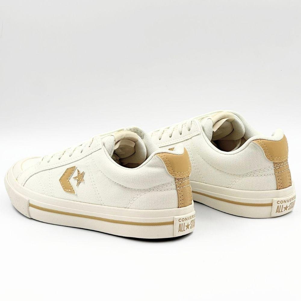 Tênis Converse Casual Sport Com Cadarço Feminino Branco 3