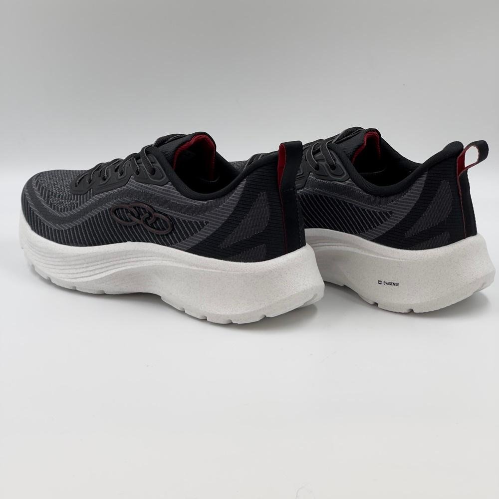 Tênis Olympikus Conex Esportivo com Cadarço Masculino Preto/Branco 4