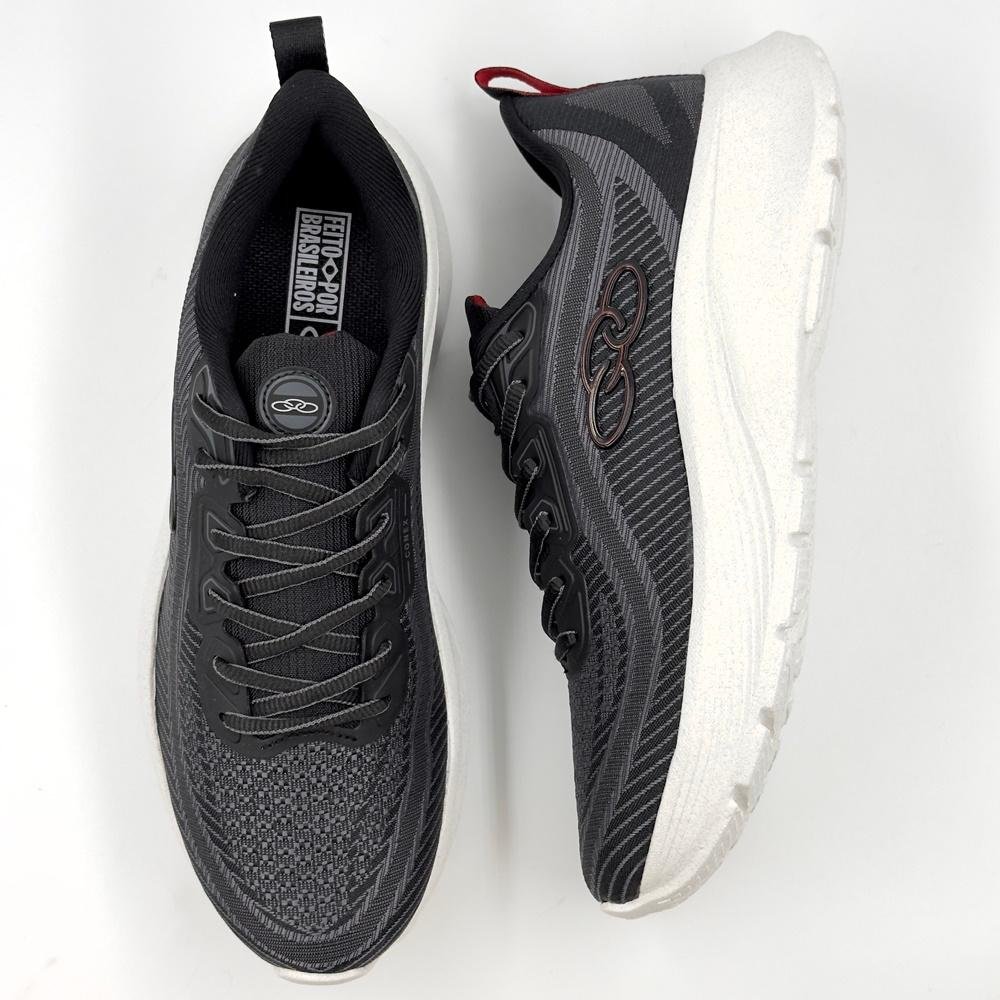 Tênis Olympikus Conex Esportivo com Cadarço Masculino Preto/Branco 5