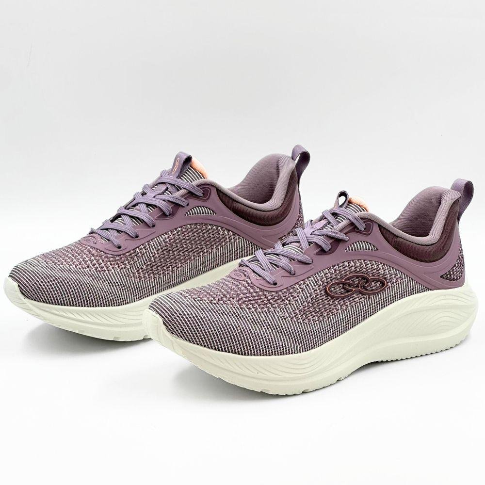 Tênis Olympikus Esportivo Vibe com Cadarço Feminino Lavanda 2