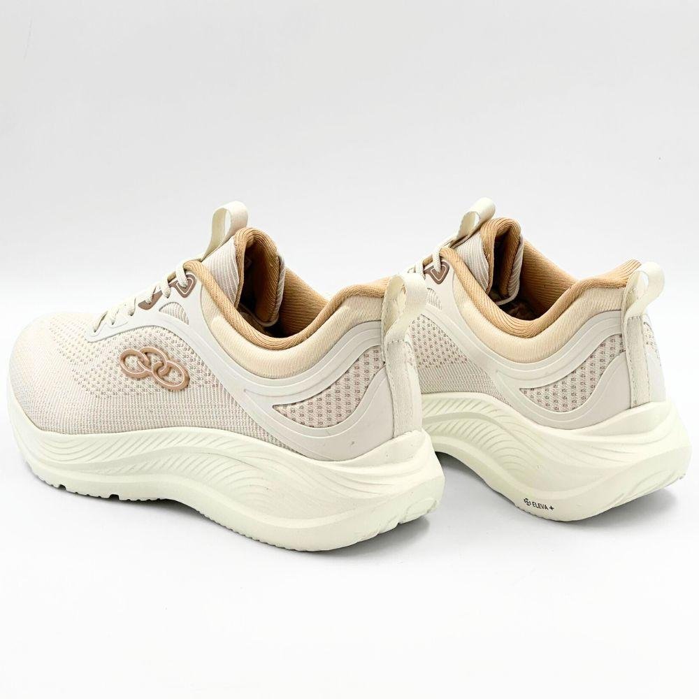 Tênis Olympikus Esportivo Vibe com Cadarço Feminino Arenito 3