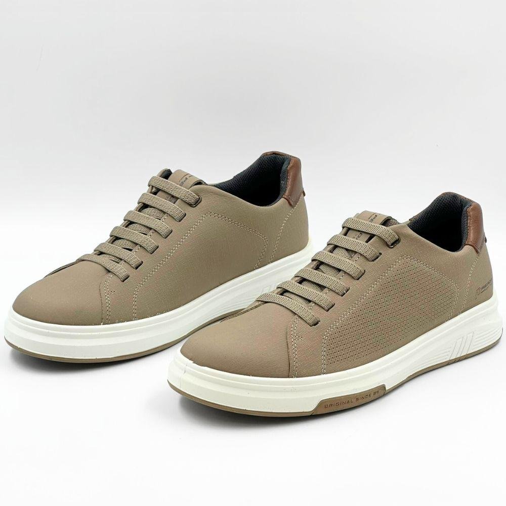 Sapatênis Pegada Casual Masculino Bege 2