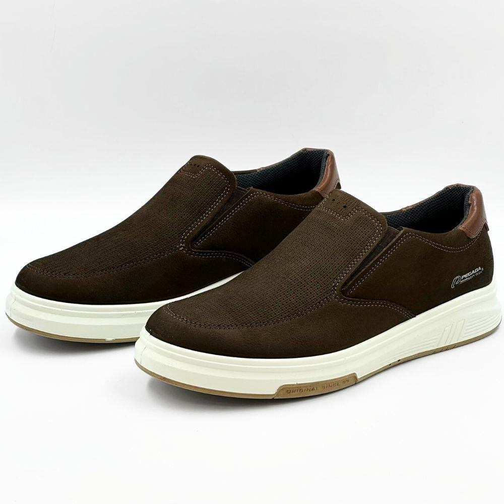 Sapatênis Pegada Slip Rustic Masculino Marrom 2
