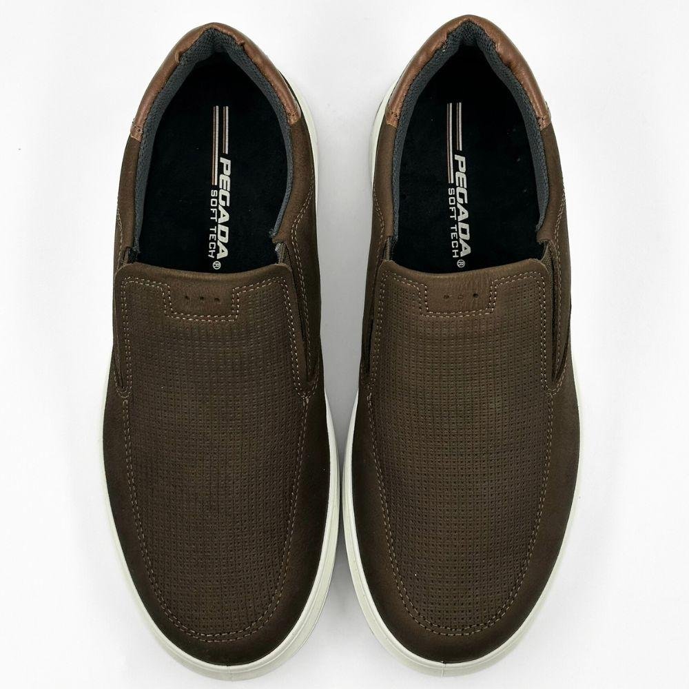 Sapatênis Pegada Slip Rustic Masculino Marrom 4