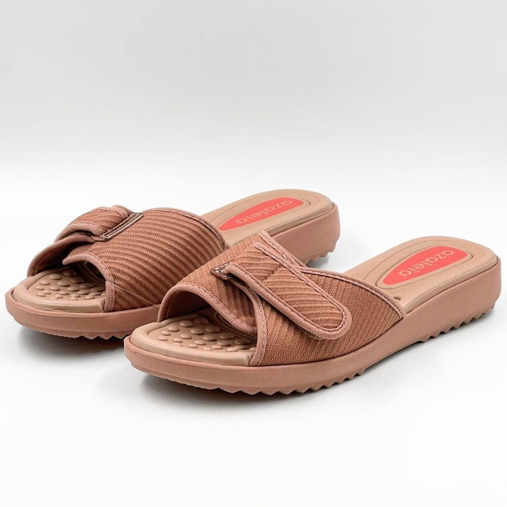 Tamanco Azaleia Slide Rasteira Feminina Nude 2