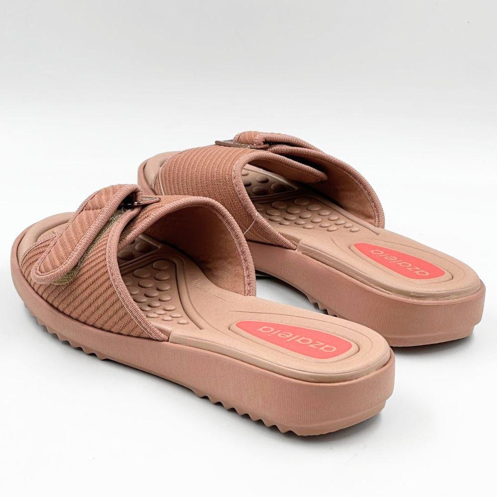 Tamanco Azaleia Slide Rasteira Feminina Nude 3