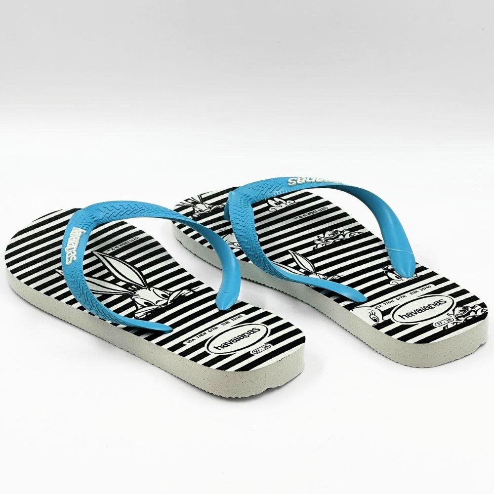 Chinelo Havaianas Top Warner Logomania Unissex Azul 3